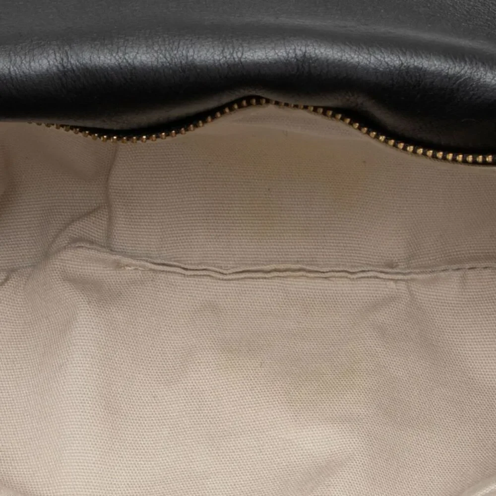 Tory Burch Leather Reva Bombe Clutch